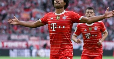 Steht beim FC Bayern offenbar vor der Vertragsverlängerung: Serge Gnabry. Foto: Sven Hoppe/dpa
