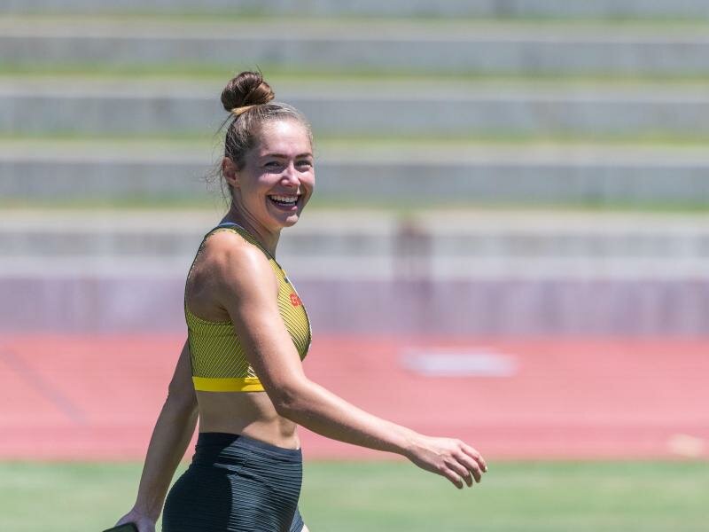 Sprinterin Gina Lückenkemper lief rechtzeitig vor der WM wieder unter elf Sekunden. Foto: Maximilian Haupt/dpa