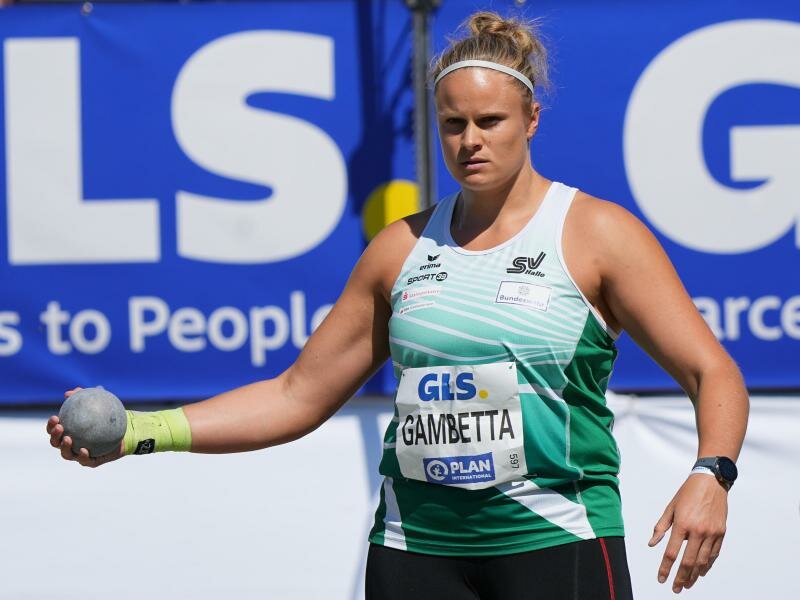 Kugelstoßerin Sara Gambetta kann wegen einer Virusinfektion nicht an der WM teilnehmen. Foto: Soeren Stache/dpa
