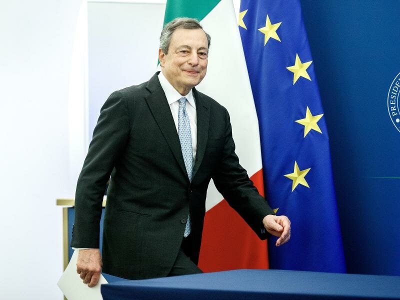Rom in der Krise: Wie geht es mit Ministerpräsident Mario Draghi weiter?. Foto: Roberto Monaldo/LaPresse via ZUMA Press/dpa