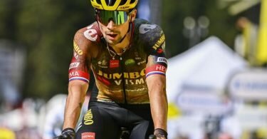 Kann Jonas Vingegaard nicht mehr beim Ziel Tour-Sieg 2022 helfen: Primoz Roglic. Foto: David Stockman/BELGA/dpa