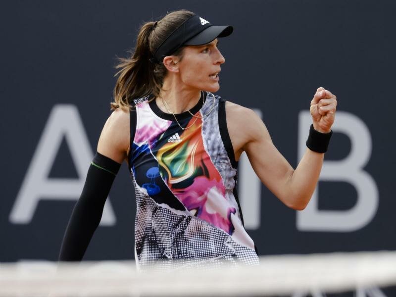 Andrea Petkovic setzte sich in ihrem Erstrunden-Match gegen Tamara Korpatsch durch. Foto: Frank Molter/dpa