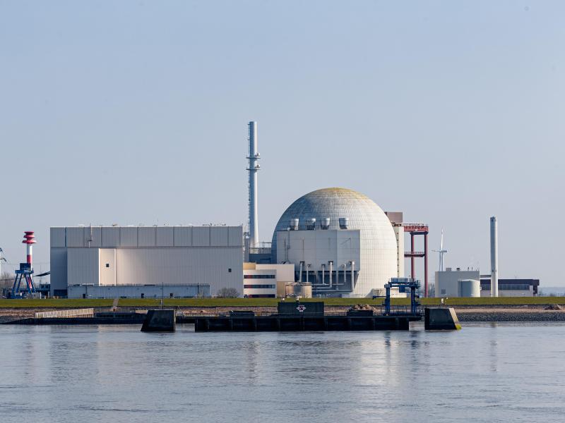 Das Atomkraftwerk Brokdorf befindet sich im Nachbetrieb. Foto: Markus Scholz/dpa