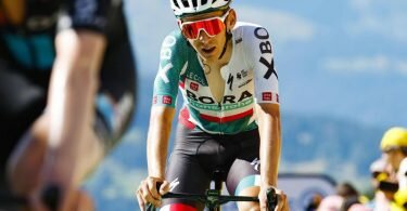 Radprofi Lennard Kämna steigt aufgrund einer Erkältung bei der Tour de France vor der 16. Etappe aus. Foto: Roth/dpa