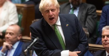 Wollte er mit dem Filmzitat eine mögliche Rückkehr in die Politik andeuten?: Boris Johnson. Foto: UK Parliament/Andy Bailey/PA/dpa