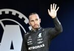 Fährt am Wochenende sein 300. Rennen: Lewis Hamilton vom Team Mercedes. Foto: Christian Bruna/Pool'EPA/AP/dpa/Archivbild