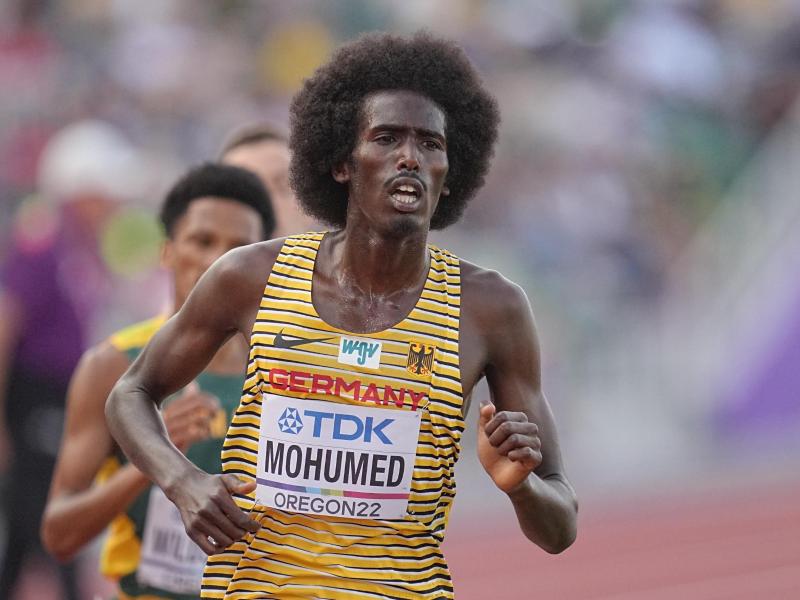Der 23-jährige Läufer Mohamed Mohumed ist bei der WM in Eugene ausgeschieden. Foto: Michael Kappeler/dpa