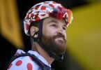 Wird das Polka-Dot-Jersey bis Paris tragen, aber nur als Zweiter der Bergwertung: Simon Geschke. Foto: David Stockman/BELGA/dpa