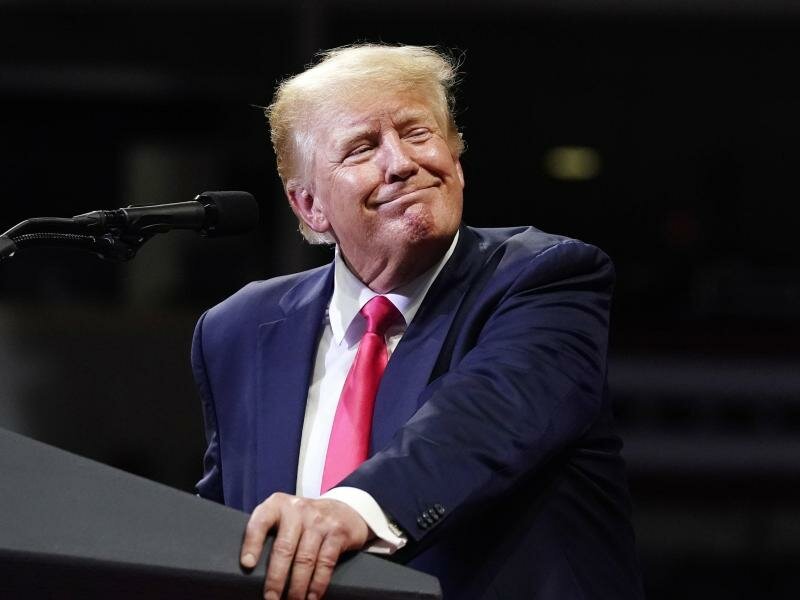 Donald Trump bei seinem Auftritt in Prescott, Arizona. Foto: Ross D. Franklin/AP/dpa
