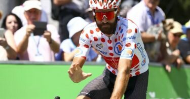 Beinahe-Bergkönig Simon Geschke wird nach der Tour de France wohl bei der Deutschland Tour an den Start gehen. Foto: David Pintens/BELGA/dpa