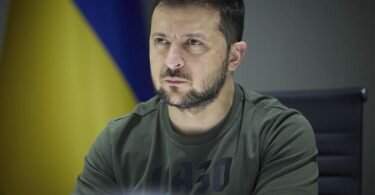 Der ukrainische Präsident Wolodymyr Selenskyj in seinem Büro in Kiew. Foto: Ukrainian Presidential Press Off/Planet Pix via ZUMA Press Wire/dpa