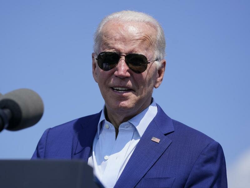 Joe Biden will laut Washington sicherstellen, dass die Kommunikationslinien mit Peking offen bleiben. Foto: Evan Vucci/AP/dpa
