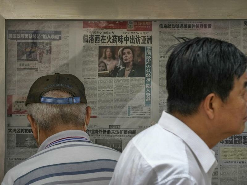 Reist Nancy Pelosi nach Taiwan? Offiziell wurde ein möglicher Besuch nicht bestätigt. Foto: Andy Wong/AP/dpa