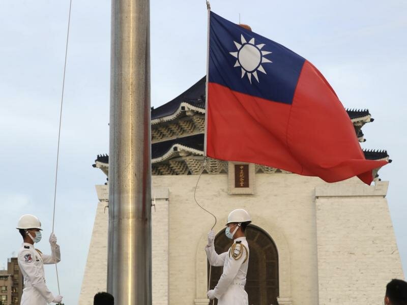 Wird China Taiwan militärisch erobern? Die Sorge wächst weltweit. Foto: Chiang Ying-Ying/AP/dpa