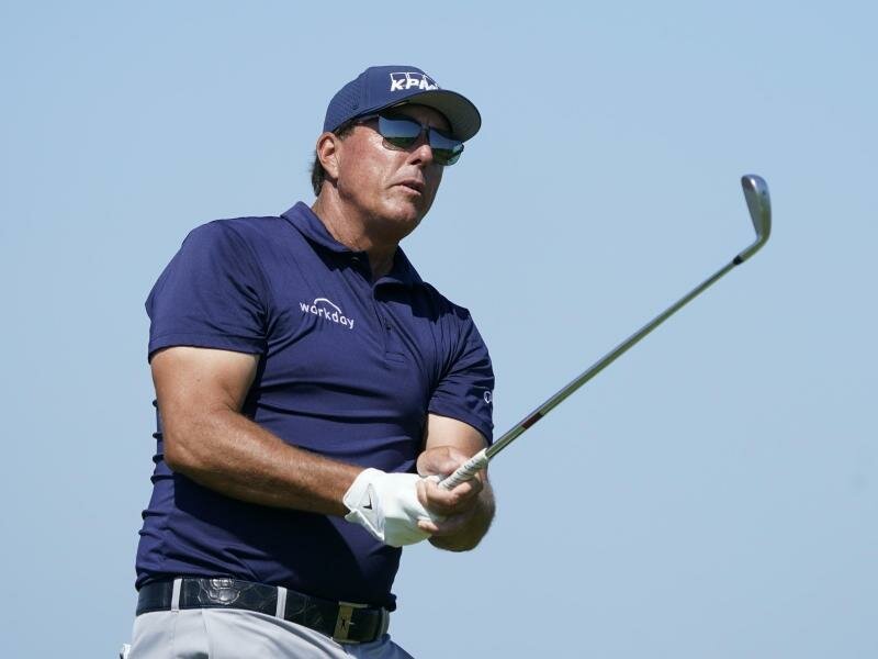 Hat gemeinsam mit zehn anderen&nbsp;Spielern eine Klage gegen die Suspendierung durch die PGA Tour eingereicht:&nbsp;Phil Mickelson. Foto: Matt York/AP/dpa