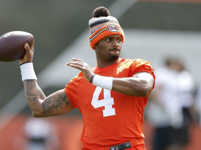 Gegen die Sperre für Deshaun Watson wurde von der NFL&nbsp;Berufung eingelegt. Foto: Ron Schwane/AP/dpa