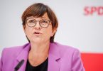 Die SPD-Vorsitzende Saskia Esken erneuerte ihre Forderung nach einer Übergewinnsteuer. Foto: Kay Nietfeld/dpa