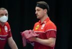 Borussia Düsseldorf mit Timo Boll sind den Champions-League-Titel wieder los. Foto: Bernd Thissen/dpa