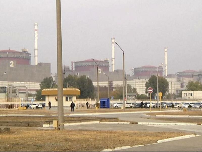 Das Bild aus einem Video zeigt das Kernkraftwerk Saporischschja. (Archivbild). Foto: Uncredited/AP/dpa