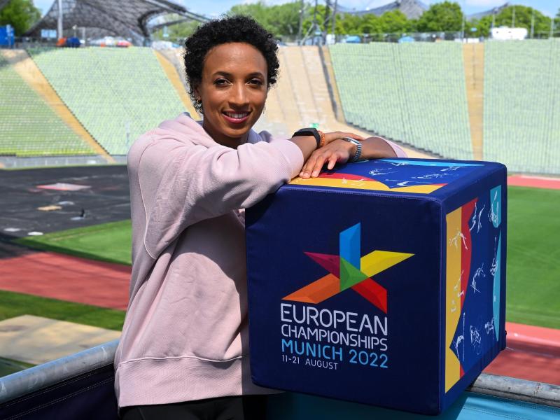 Der Start von Malaika Mihambo bei der Leichtathletik-EM in München ist noch nicht sicher. Foto: Sven Hoppe/dpa
