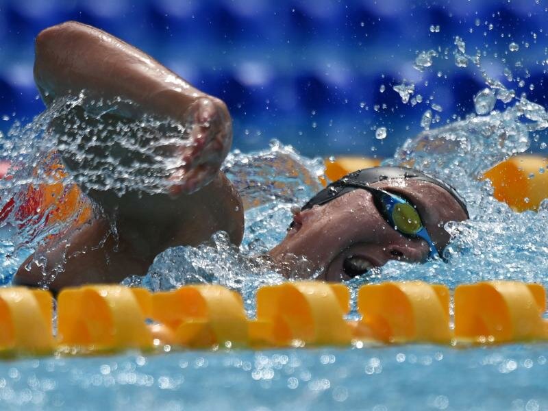 Zog auch über 200 Meter im Freistil ins Halbfinale ein: Isabel Gose. Foto: Gian Mattia D'alberto/LaPresse via ZUMA Press/dpa