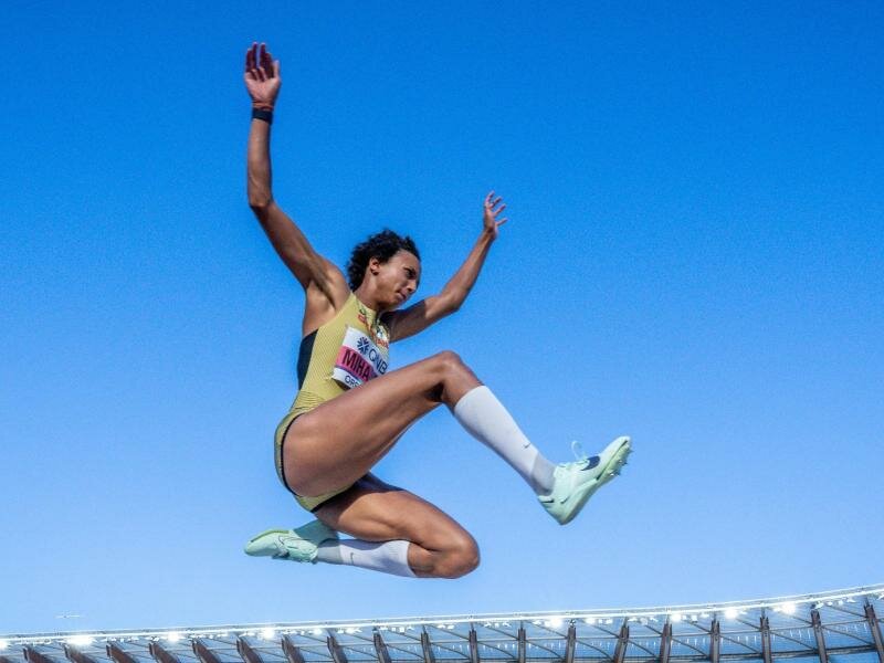 Weitsprung-Star Malaika Mihambo ist die große deutsche Hoffnung bei der Leichtathletik-EM in München. Foto: Michael Kappeler/dpa