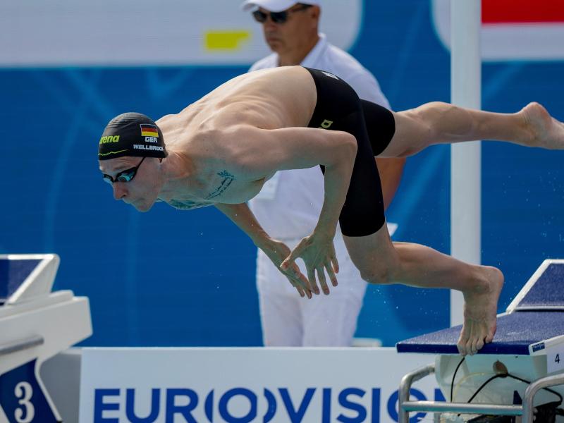 Schwimmt über 1500 Meter Freistil um eine EM-Medaille in Rom: Florian Wellbrock. Foto: Jokleindl/dpa