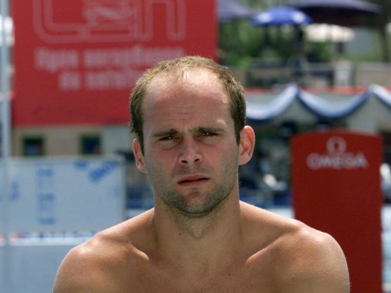 Wasserspringer Jan Hempel im Jahr 1999. Foto: Stefan Hesse/dpa