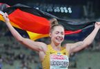 Gina Lückenkemper ist die Europameisterin über die 100 Meter. Foto: Sören Stache/dpa
