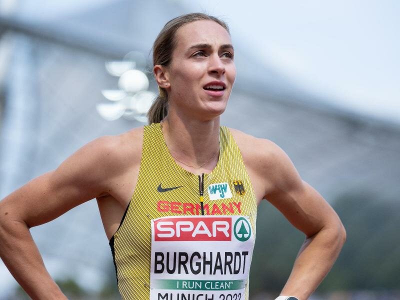 Die Sprint-Staffel um Alexandra Burghardt ist auch ohne die angeschlagene Gina Lückenkemper ins Finale eingezogen. Foto: Sven Hoppe/dpa
