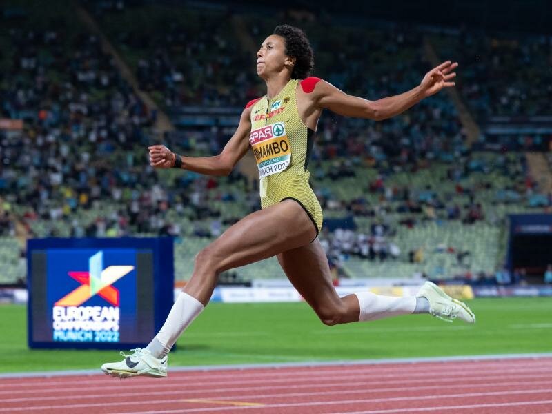 Kam nach ihrer Corona-Infektion zu EM-Silber: Weitspringerin Malaika Mihambo. Foto: Sven Hoppe/dpa