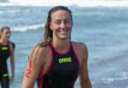 Freiwasserschwimmerin Leonie Beck hat EM-Gold über die 10 Kilometer gewonnen. Foto: Luigi Mariani/LPS via ZUMA Press Wire/dpa