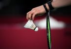 Die Badminton-Profis Mark Lamsfuß und Isabel Lohau stehen in Tokio im WM-Halbfinale. Foto: Markus Schreiber/AP/dpa