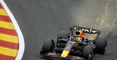 Fuhr im Training Bestzeit: Max Verstappen. Foto: Dirk Waem/BELGA/dpa