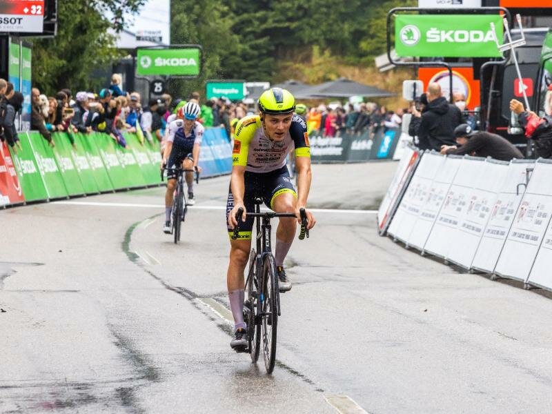 Hat noch Chancen auf das Podium der Deutschland Tour: Georg Zimmermann. Foto: Philipp von Ditfurth/dpa