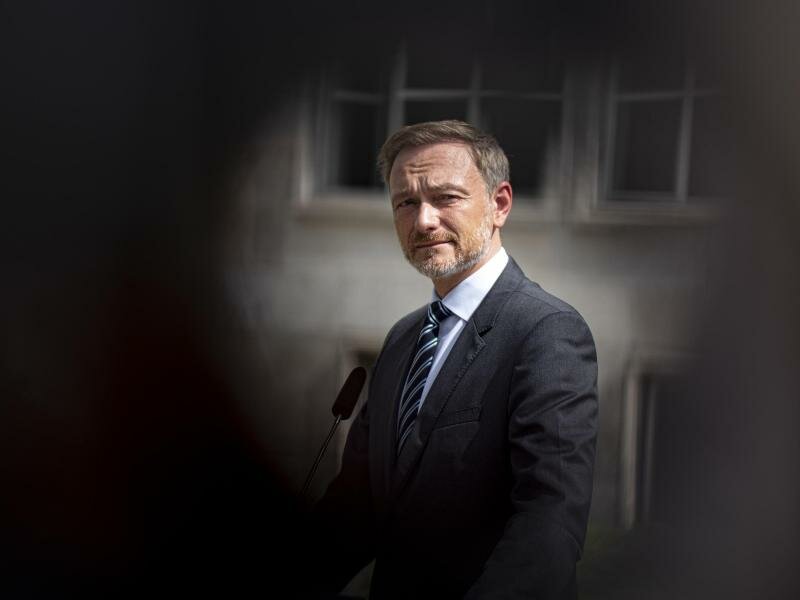 Bundesfinanzminister Christian Lindner (FDP) bei einem Pressestatement in Berlin. Foto: Fabian Sommer/dpa