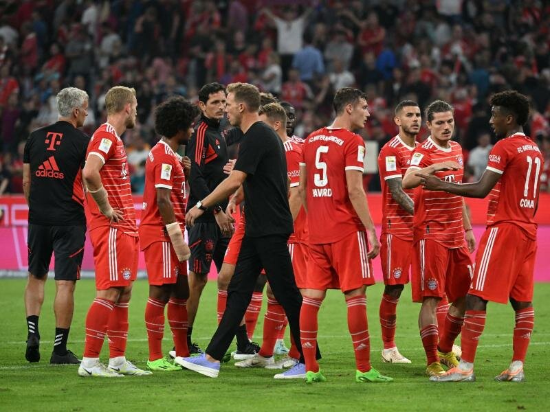 Der Bayern München spielte gegen Mönchengladbach nur Unentschieden. Foto: Sven Hoppe/dpa