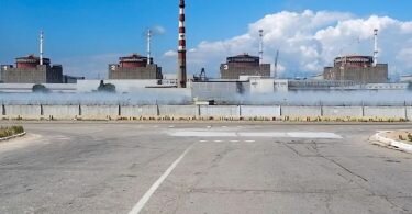 Das Kernkraftwerk Saporischschja steht im Südosten der Ukraine. Russische Truppen kontrollieren das Gebiet. Foto: Uncredited/Russian Defense Ministry Press Service/AP/dpa