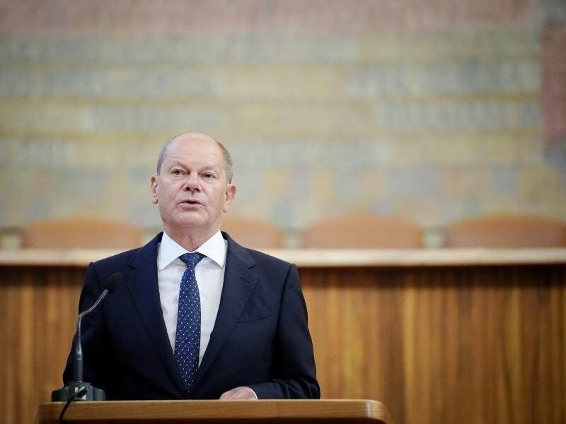 «Wir brauchen einen "game plan", so etwas wie eine Strategie "Made in Europe 2030"», sagte Scholz bei einer Rede an der Karls-Universität in Prag. Foto: Kay Nietfeld/dpa