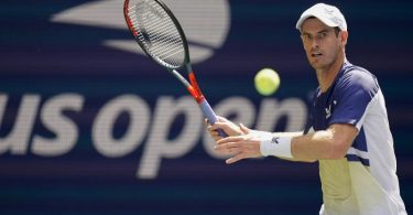 Steht in Runde drei der US Open: Andy Murray in Aktion. Foto: Julia Nikhinson/AP/dpa