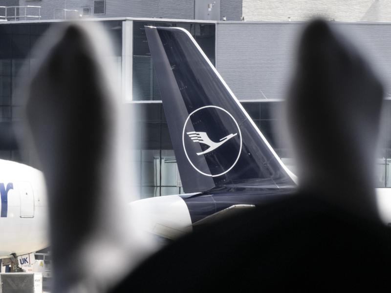 Bleibt am Freitag am Boden: eine Maschine der Lufthansa am Frankfurter Flughafen. Foto: Boris Roessler/dpa