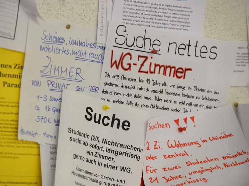 Studierende haben es oft schwer, ein günstiges WG-Zimmer zu finden. Foto: Felix Kästle/dpa