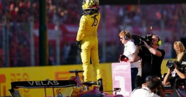 Ferrari-Pilot Charles Leclerc sicherte sich in Monza die Pole Position. Foto: David Davies/PA Wire/dpa