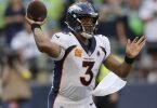 Broncos-Quarterback Russell Wilson verlor mit Denver. Foto: John Froschauer/AP/dpa
