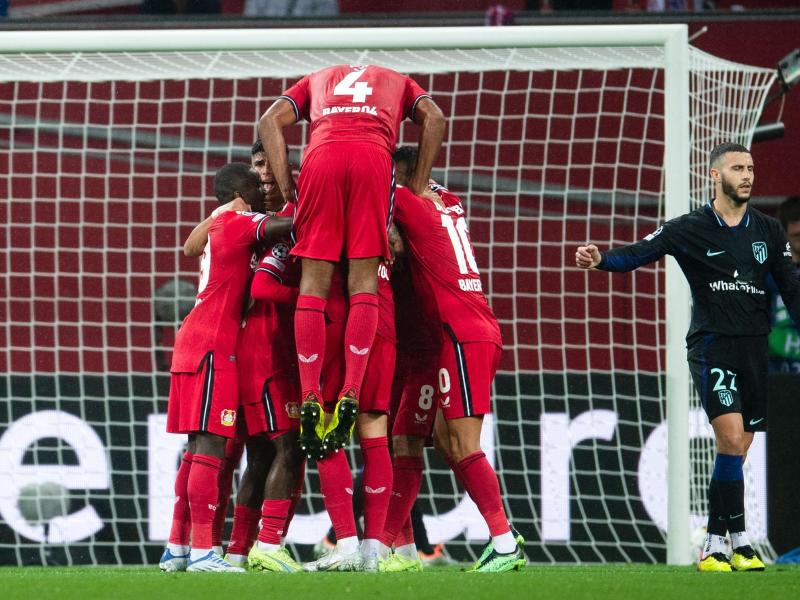 Die Leverkusener konnten sich mit 2:0 gegen Atlético Madrid durchsetzen. Foto: Marius Becker/dpa