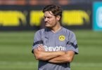 BVB-Trainer Edin Terzic ist mit Unterbrechung seit sieben Jahren bei Borussia Dortmund. Foto: Marco Steinbrenner/dpa