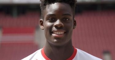 Fehlt erkrankt beim Länderspiel der U21 gegen England: Yann-Aurel Bissek. Foto: Henning Kaiser/dpa