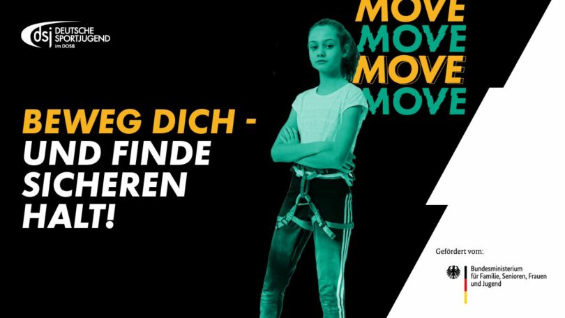 Eines der Motive der Kampagne "Move" - (c) Deutsche Sportjugend